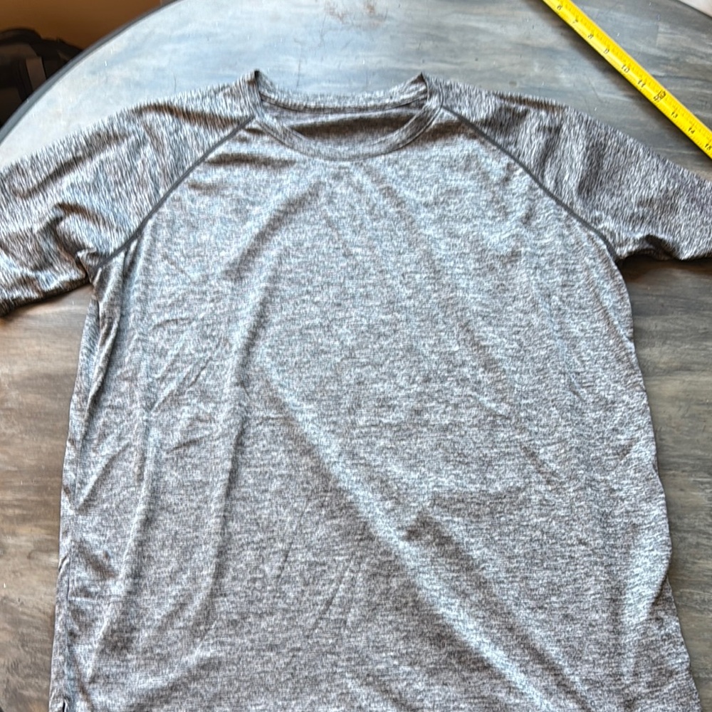 TSLA Gray Athletic T-Shirt